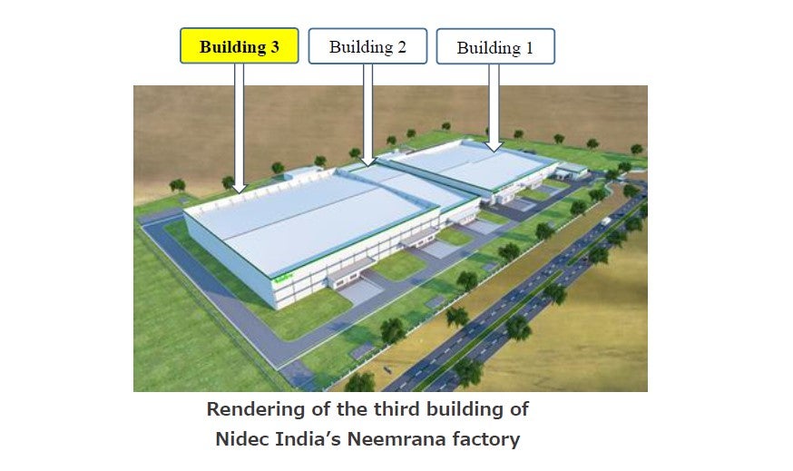Nidec India holds a groundbreaking ceremony for its Neemrana manufacturing facility’s third constructing